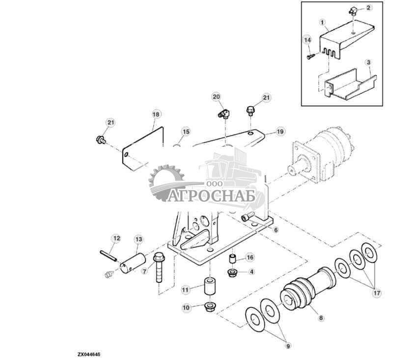 Adjusting Device (Discharge Spout) 